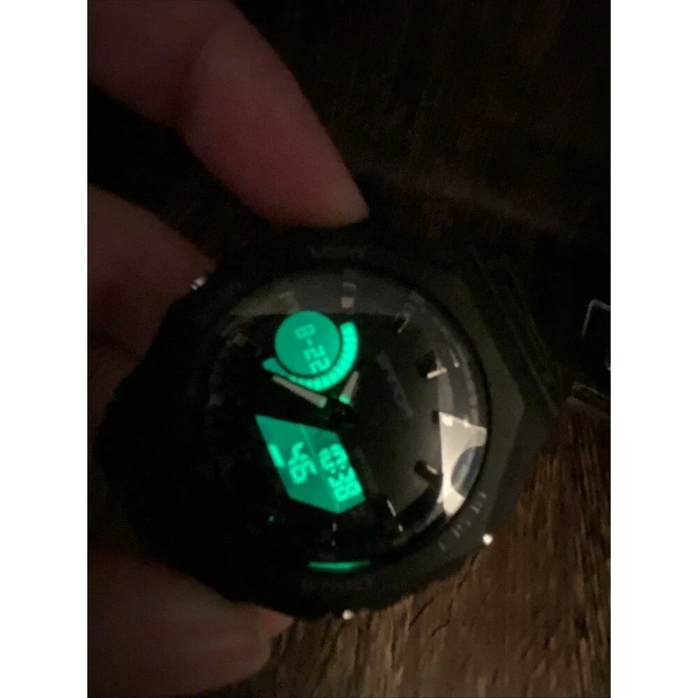 Samoa 6016 Watch With Green Indiglo Excellent Condition